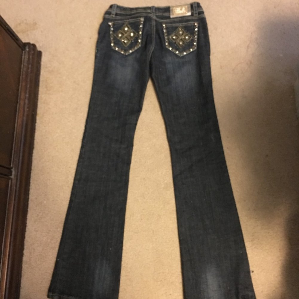 Grace in LA Blinged Out Jeans Size 5